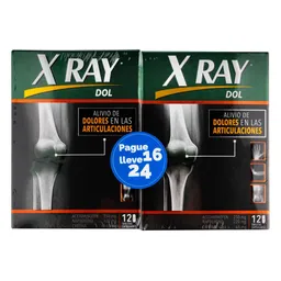 Xray Acetaminofén Naproxeno Cafeína (250 Mg/ 220 Mg/ 65 Mg)