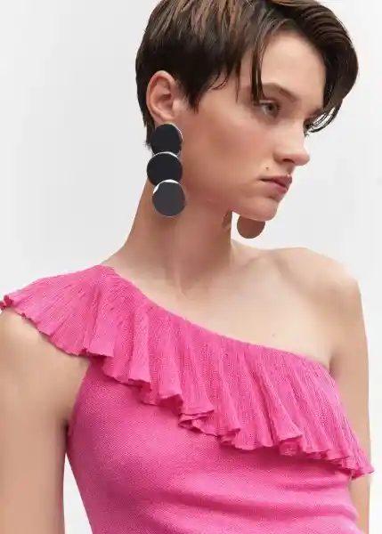 Top Oley Rosa Talla S Mujer Mango