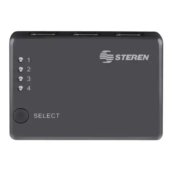 Steren Selector Hdmi de 4 Entradas Con Control Remoto