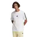 Adidas Camiseta Manga Corta Lifestyle Hombre Blanco Talla M