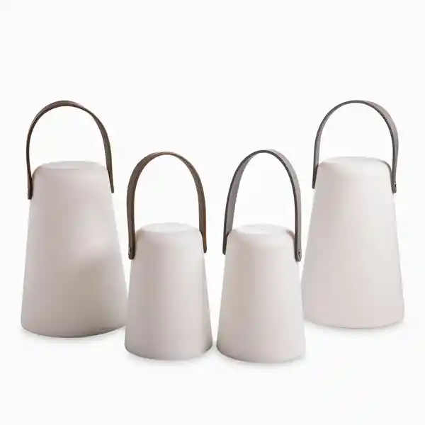 Farol Led Manija Gris 14 cm Ambiente Gourmet