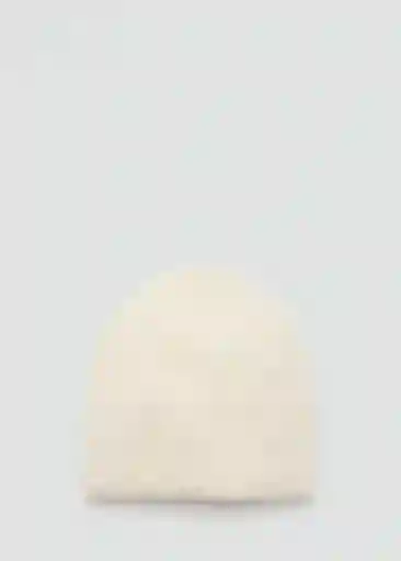 Gorro Mohi Crudo Talla 99 Mujer Mango