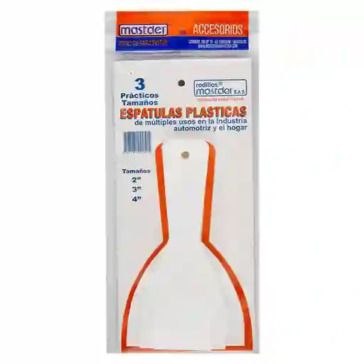 Mastder Espátulas Plásticas