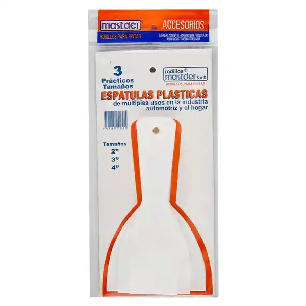 Mastder Espátulas Plásticas