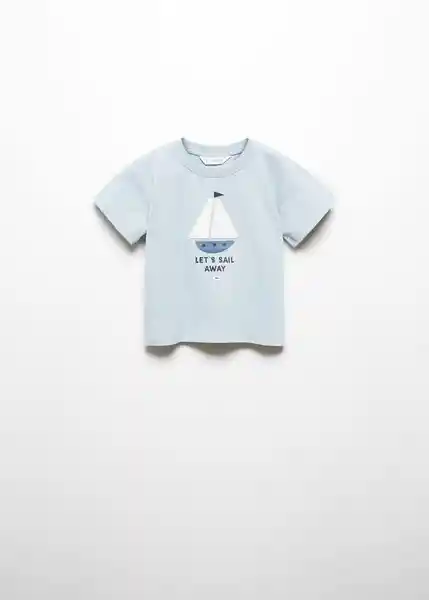 Camiseta Velero Celeste Talla 97 Niños Mango