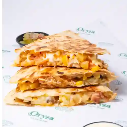 Quesadilla de Cerdo en Champiñones