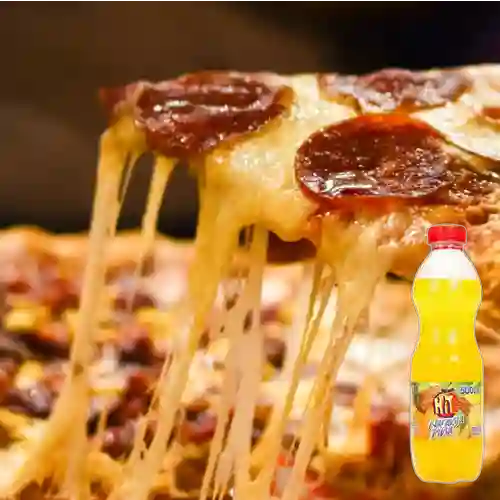 Combo Pepperoni + Jugo Hit Naranja Piña