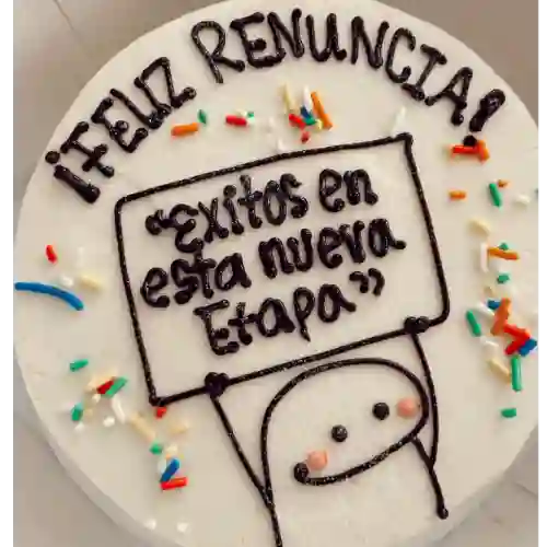 Mini Pastel - Feliz Renuncia