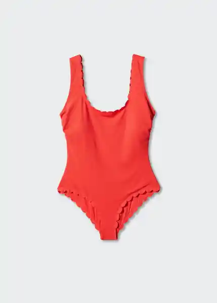 Traje del Bañador Sunny Rojo Talla 28 Mujer Mango