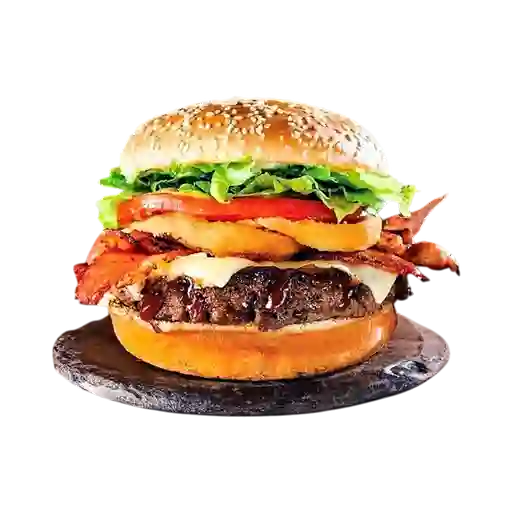 Hamburguesa Carne Pollo y Tocineta