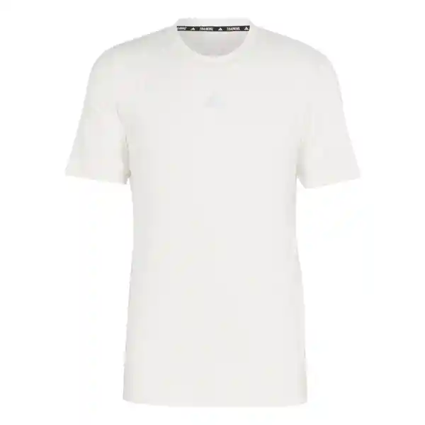 Adidas Camiseta Hiit Airchi Tee Para Hombre Blanco Talla L