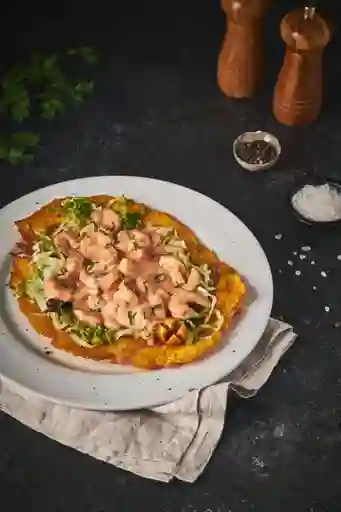 Patacón con Camarón