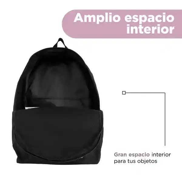 Mochila Básica Negro Miniso