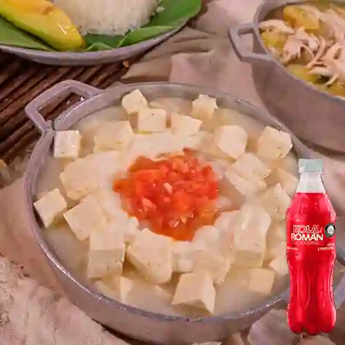 Combo Mote de Queso Personal +Kola Román Orig 400ML