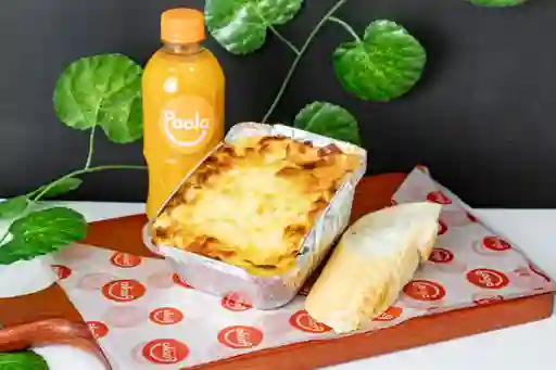 Lasaña + Jugo