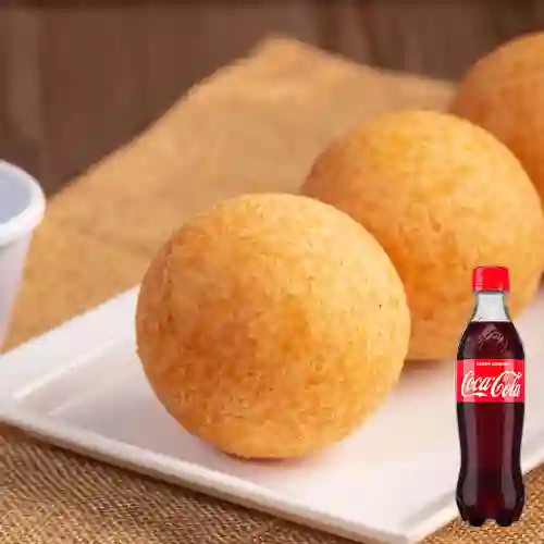 Combo Buñuelo Relleno de Queso +Cocacola Orig 400ml