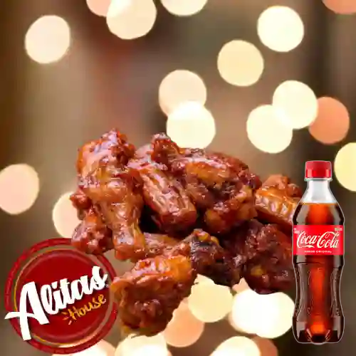 Combo 10 Piezas de Alitas + Coca Cola 400 ml