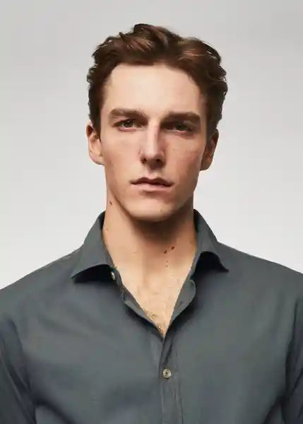 Camisa Arthur Khaki Talla XXL Hombre Mango