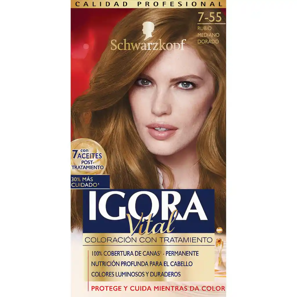 Igora Vital Tinte Capilar Rubio Mediano Dorado