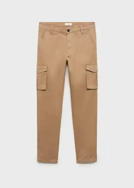 Pantalón Chcargo Beige Talla 21 Teen Niños Mango