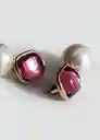 Pendiente Leonora Rosa Pastel Talla 99 Mujer Mango