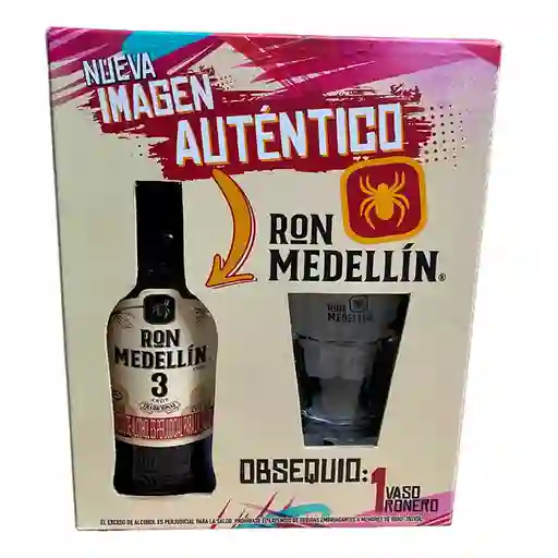 Medellín Estuche Ron 3 Años