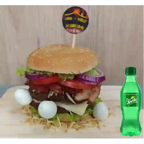 Combo hamburguesa suprema +sprite 400 ml