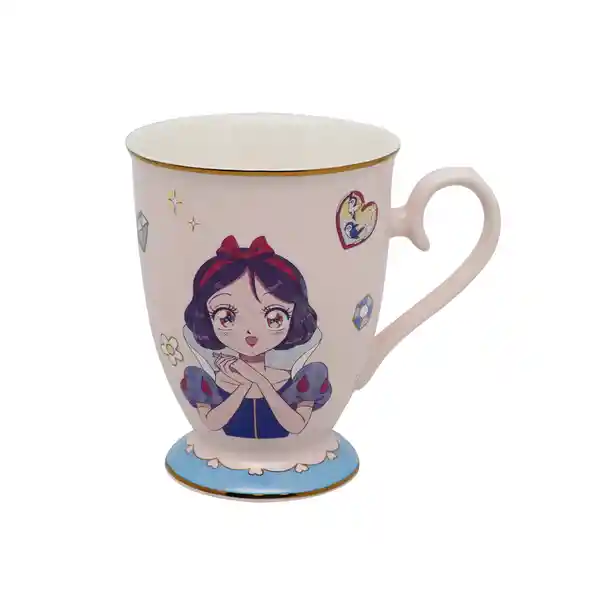 Taza de Cerámica Serie Disney Manga Princesas Rosa Miniso