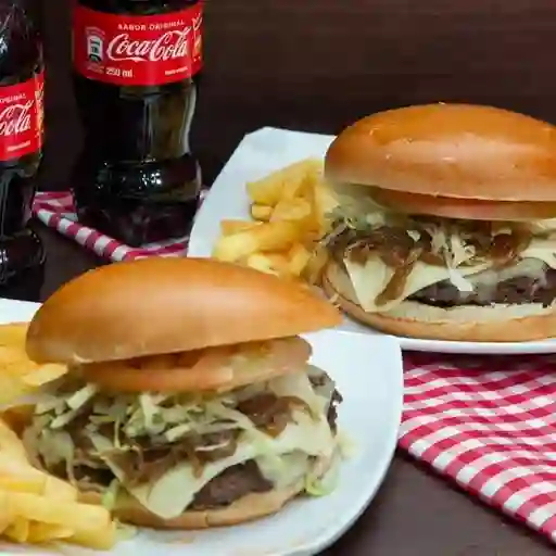 Combo 2 Hamburguesas Clásicas