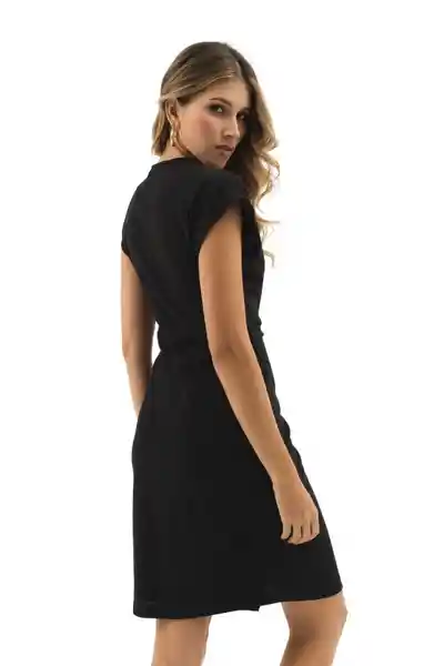 Ragged Vestido Santorini Color Negro Talla S