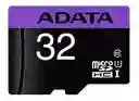 Adata Micro Sd 32Gb Con Adaptador