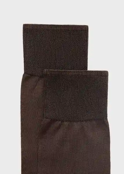 Pack Calcetines Scotbrow Marron Talla 45 Hombre Mango