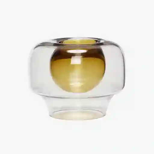 Hubsch Florero Lunar Ambar