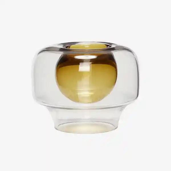 Hubsch Florero Lunar Ambar