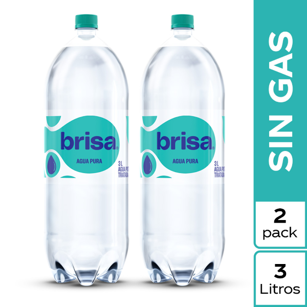2 x Brisa Agua Sin Gas 3 L