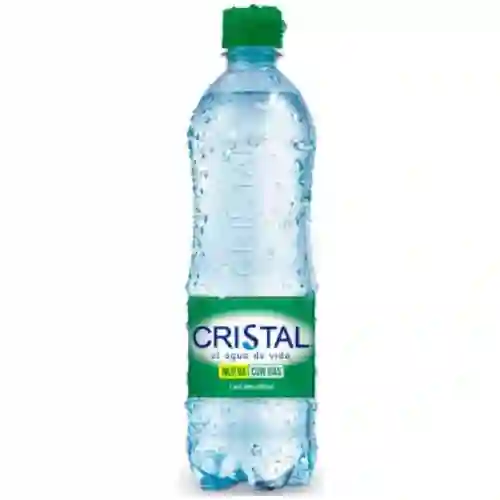 Agua Cristal Con Gas 600 ml