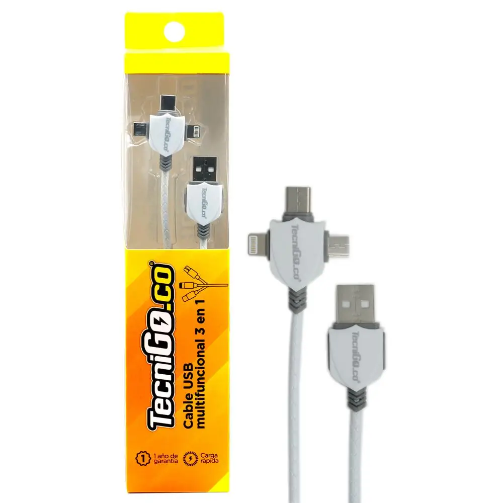 Tecnigo Cable 3 Puntas