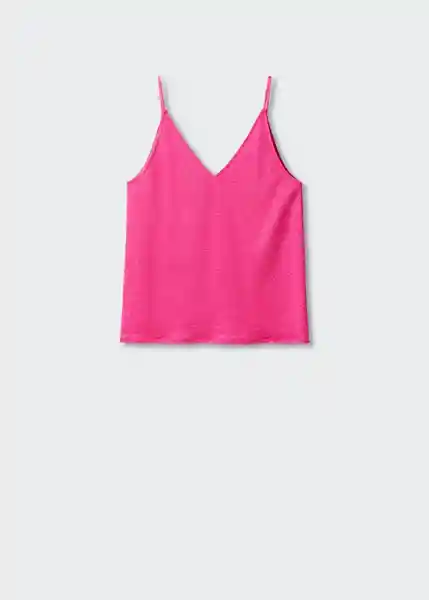 Top Carmina Fucsia Talla L Mujer Mango