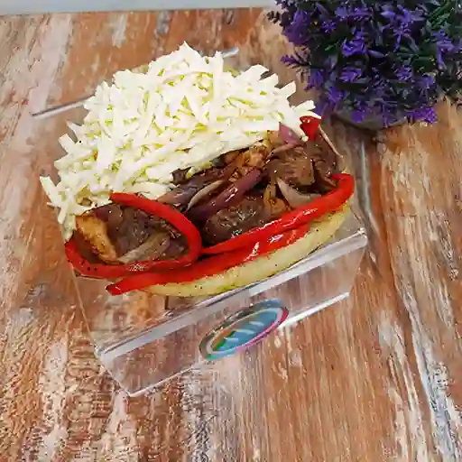 Arepa Mixta a la Parrilla