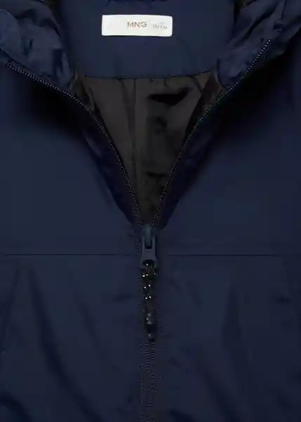 Abrigo Anorak Pepe7 Navy Talla 11 Niños Mango