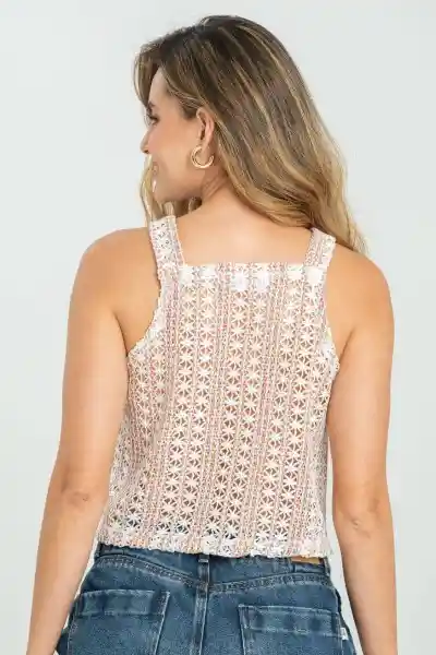 Blusa Tejida Loe Color Multicolor Talla S Ragged