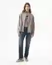 Chaqueta Cargo Femenino Gris Industrial Medio Talla M Chevignon