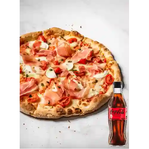 Combo Pizza Di Bufala + Coca Cola Sin Azúcar 300Ml