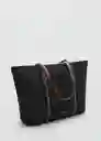 Bolso G Cobalt Negro Talla 99 Mujer Mango