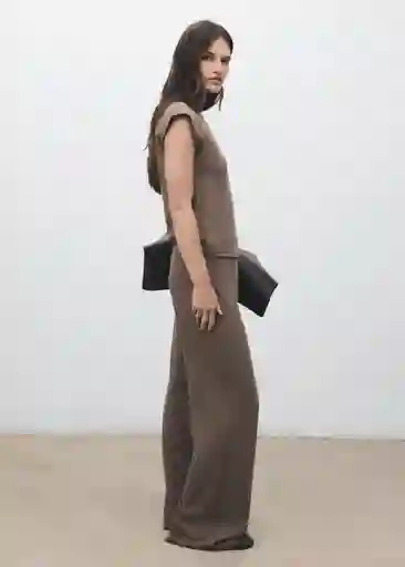 Pantalón Michi Topo Talla XS Mujer Mango