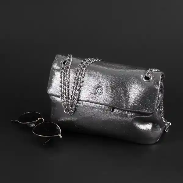 Bolso Crossbody Gris Serie Miniso