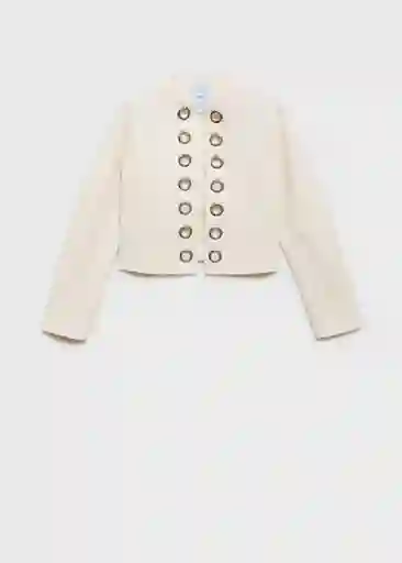 Chaqueta Kiwi Blanco Talla M Mujer Mango
