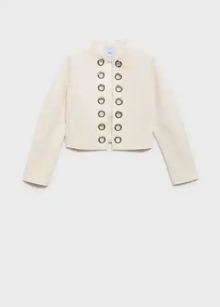 Chaqueta Kiwi Blanco Talla M Mujer Mango