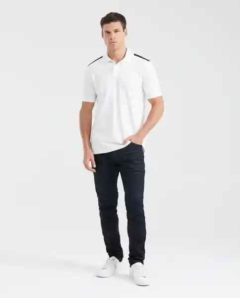 Camiseta Polo Contrast Crudo Prístino Claro L Chevignon
