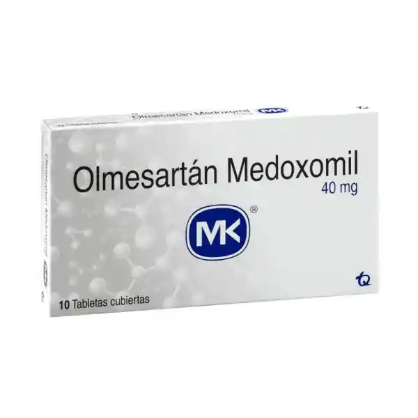 Olmesartán Medoxomilo (40 mg) 10 Tabletas